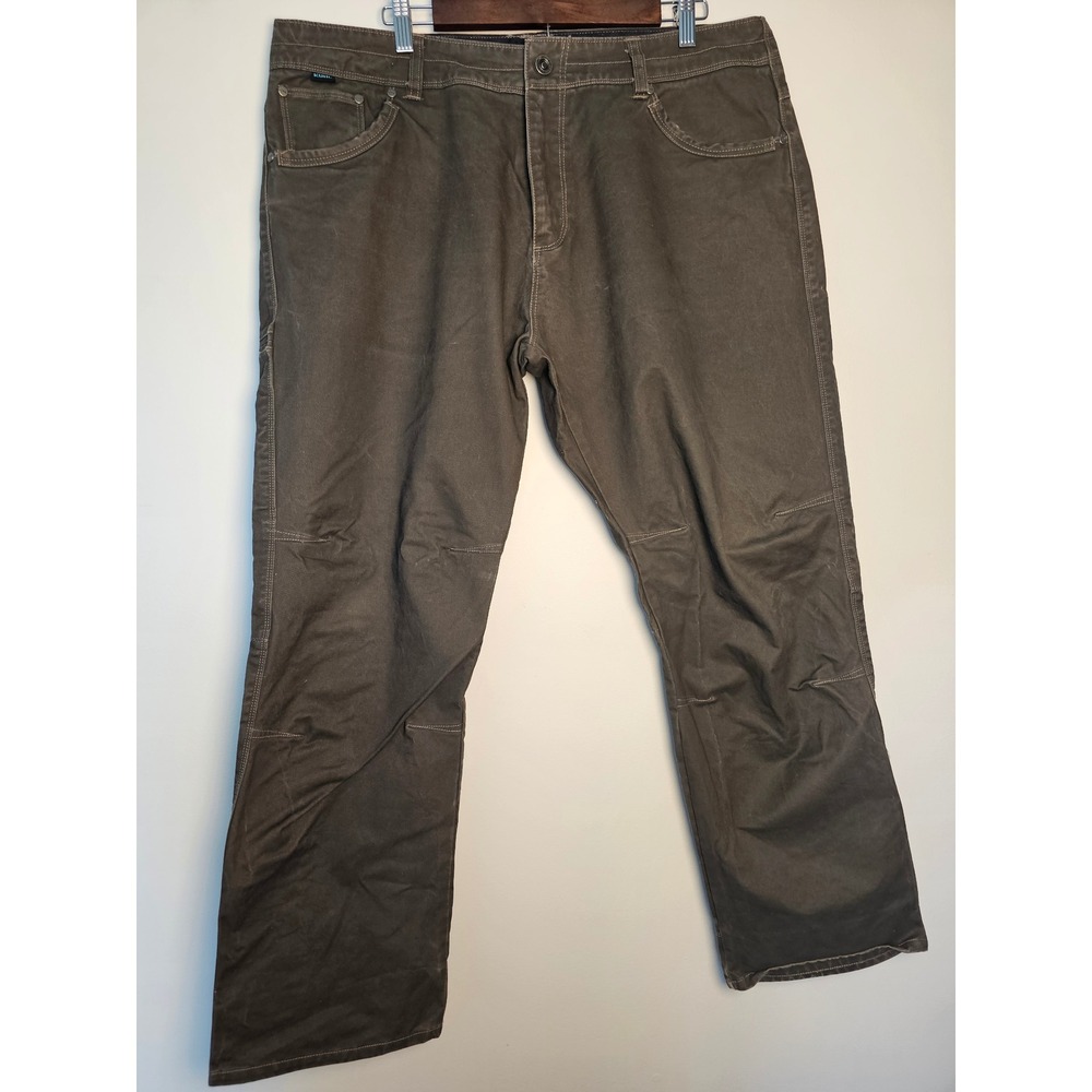 Gorpcore Kuhl Rydr Pants Mens 38x30 Brown Vintage Patina Dye Hiking Utility